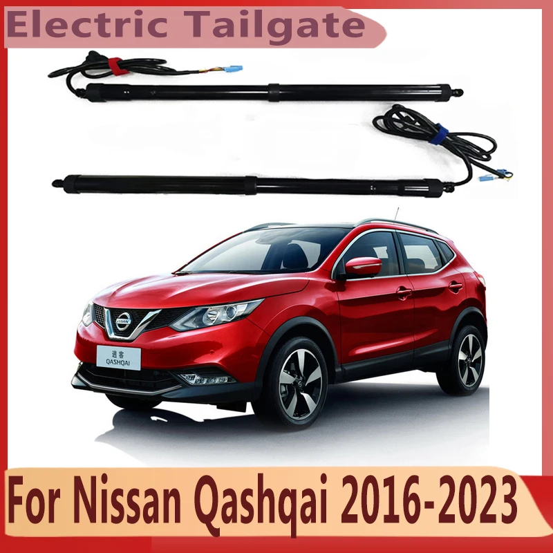 Motor listrik pintu belakang Mobil Aksesori Mobil Sensor tendangan bagasi untuk Nissan Qashqai 2016-2023 Kit daya pintu belakang