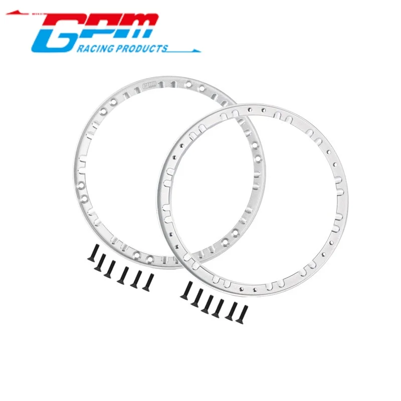 GPM MX0505R ALUMINUM 7075 REAR WHEEL REINFORCEMENT RINGS SET FOR FOR LOSI 1/4 PROMOTO MX MOTORCYCLE Upgrade