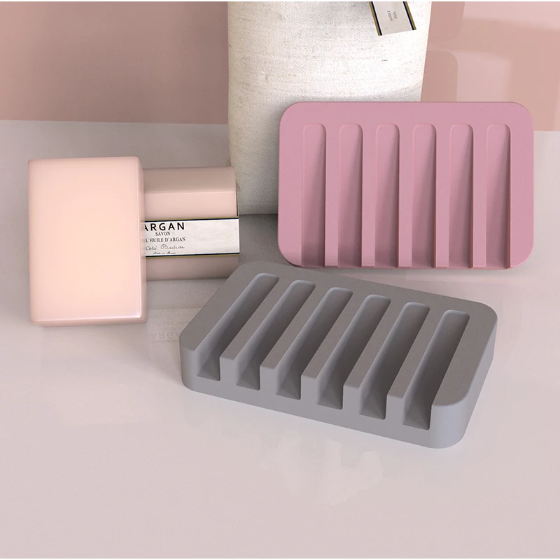 

Поднос для мыла, мыльница, поднос для хранения бетона с ярмарковой поверхностью Восковая форма Изготовление ароматических свечей