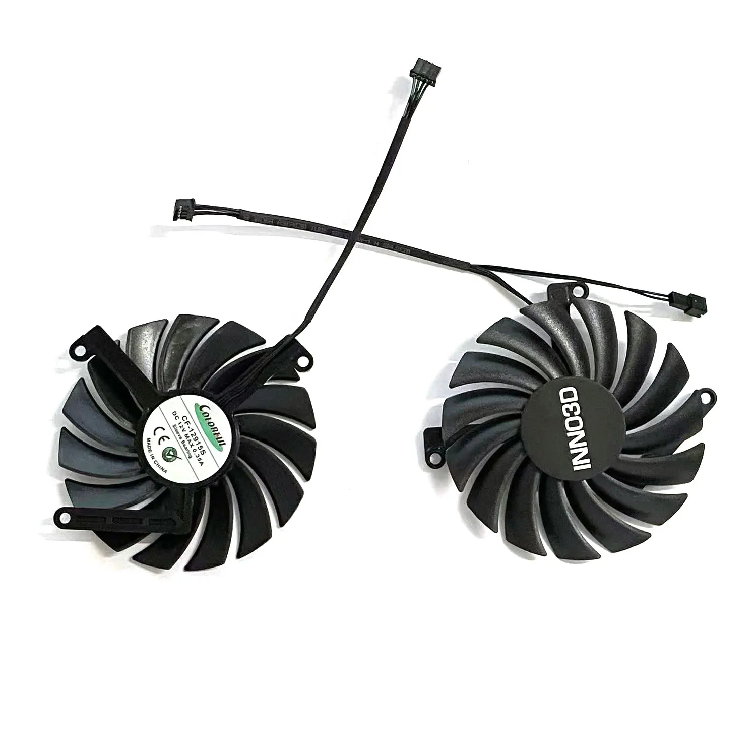 UKGF 새로운 85MM 4PIN CF-12910S CF-12915S INNO3D GeForce RTX3050 3060 3060ti TWIN X2 OC 그래픽 카드에 적합