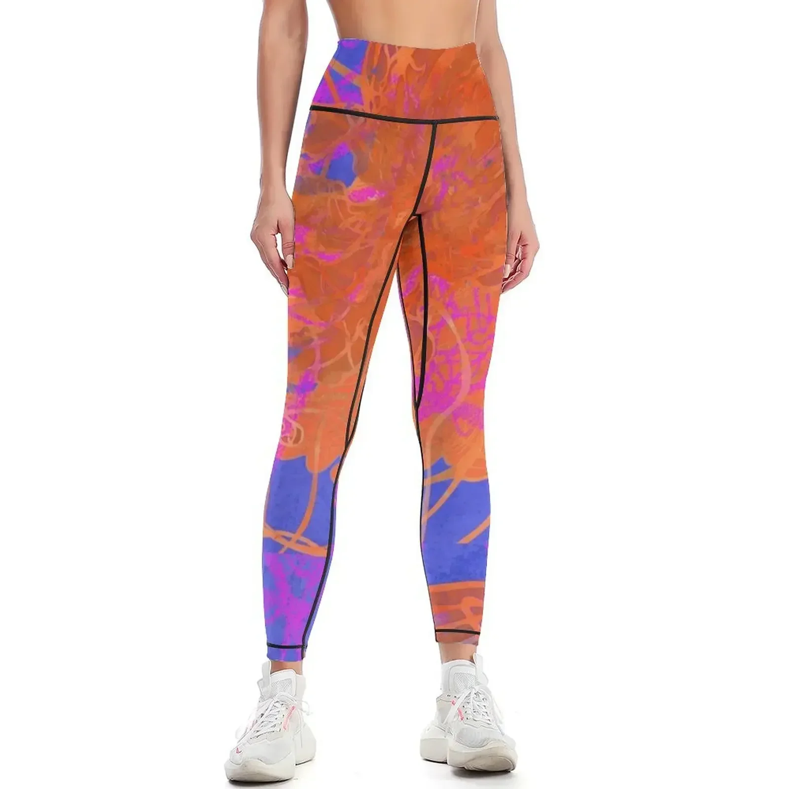 

Orange Jellies 1 RB Leggings Women's tights Legging sport for fitness gym's sportswear Womens Leggings