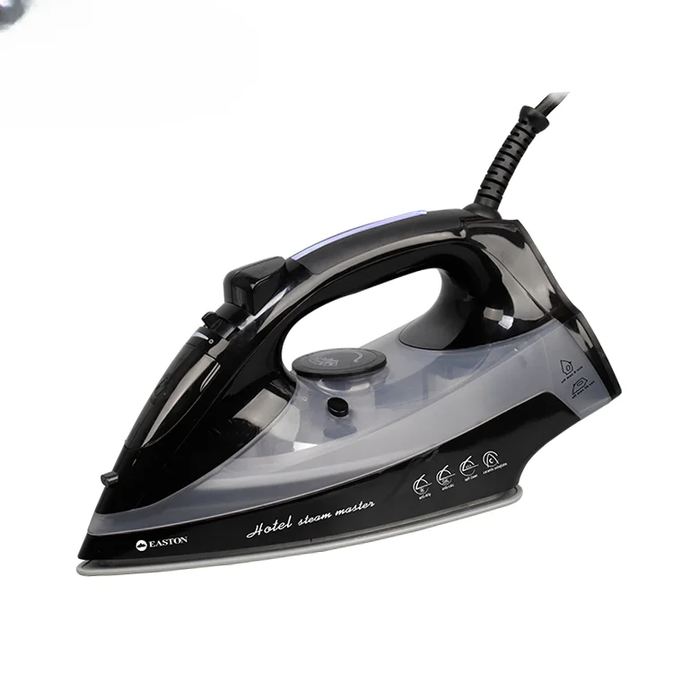 Easton High Quality Hotel Bedroom Steam Iron Black Color