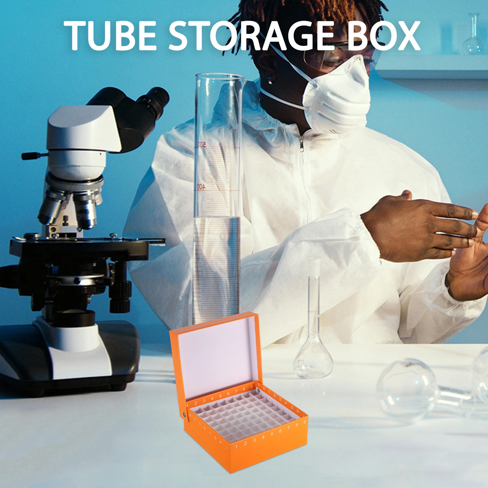 

PP Container Lab Sample Containers Test Tubes Sampling Tube Storage Box Storage Sampling Tube Box Microcentrifuge Holder