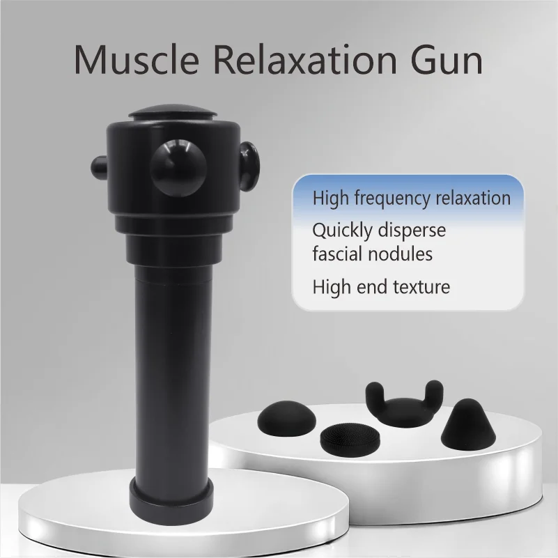 4 in 1 Cordless High Frequency Muscle Fascial Gun 4500-7000RPM Rechargeable Muscle Pain Relief Recovery Massage Gun