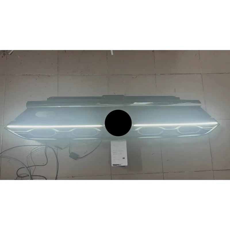 

Передний бампер, решетка с подсветкой для Volkswagen vw T-ROC 23-25, модифицированная решетка белого света, сетка радиатора, автомобильные аксессуары