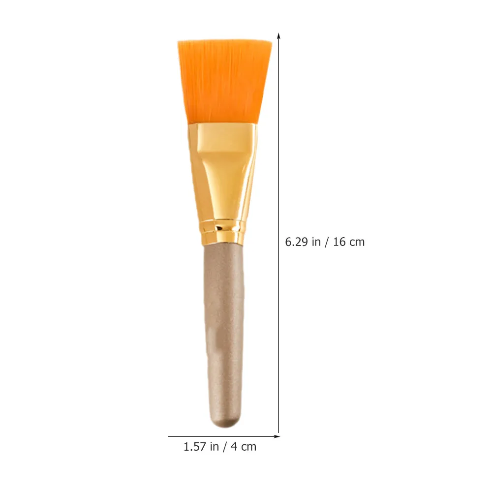 2Pcs Facial Mask Applicator Brush Gentle Supple Bristles for Face Mask Mud Even Coverage Skincare Tool Professional Grade Daily