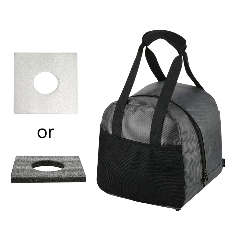 Single Bowling Ball Tote Bag with Padded Ball Holder Portable Bowling Ball Tote