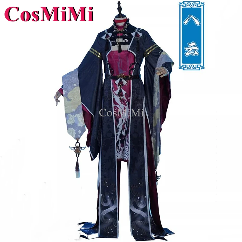 CosMiMi Game Nu: Kostum Cosplay Karnaval Yakumo Gaun Cetak Fashion Kulit Darah Qianyun Pakaian Bermain Peran Pesta Karnaval