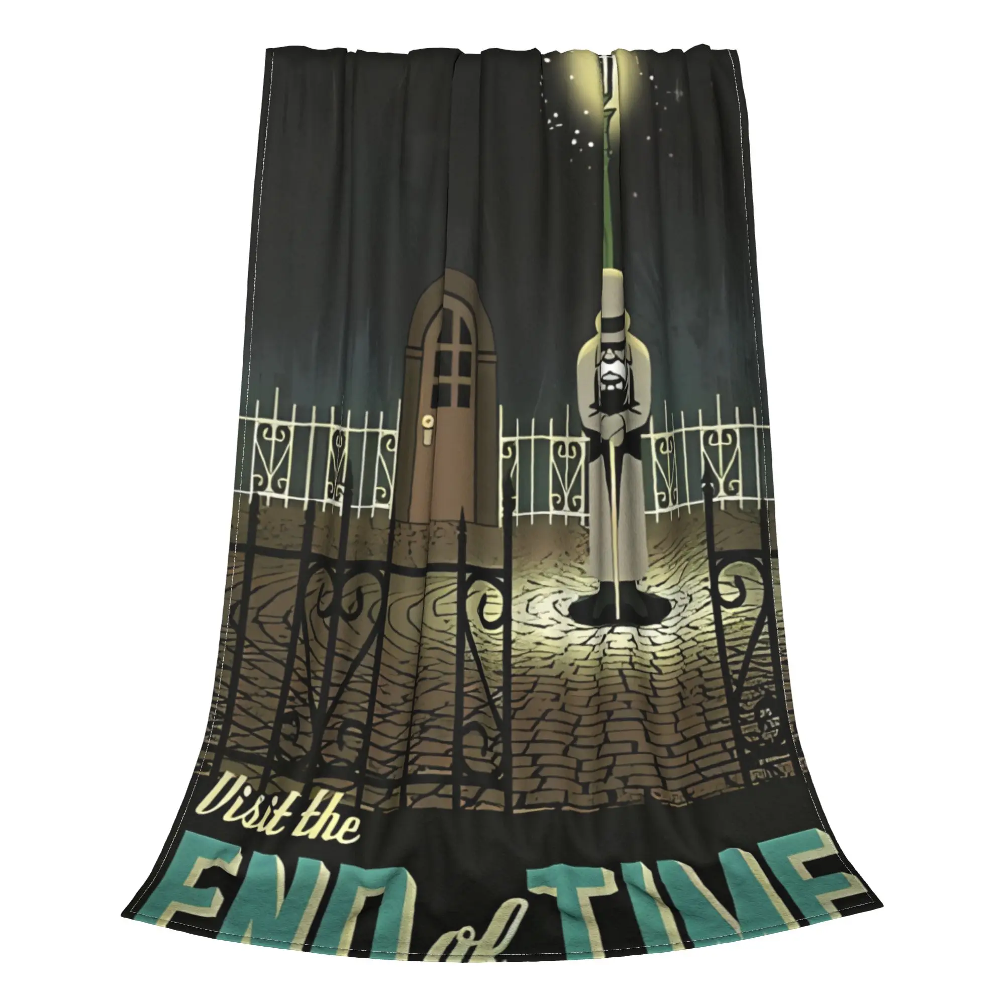 1PC Home Cute Room Decor End Of Time Poster Blanket Throw Blanket Chrono Trigger Novelty Warm Blanket All Season