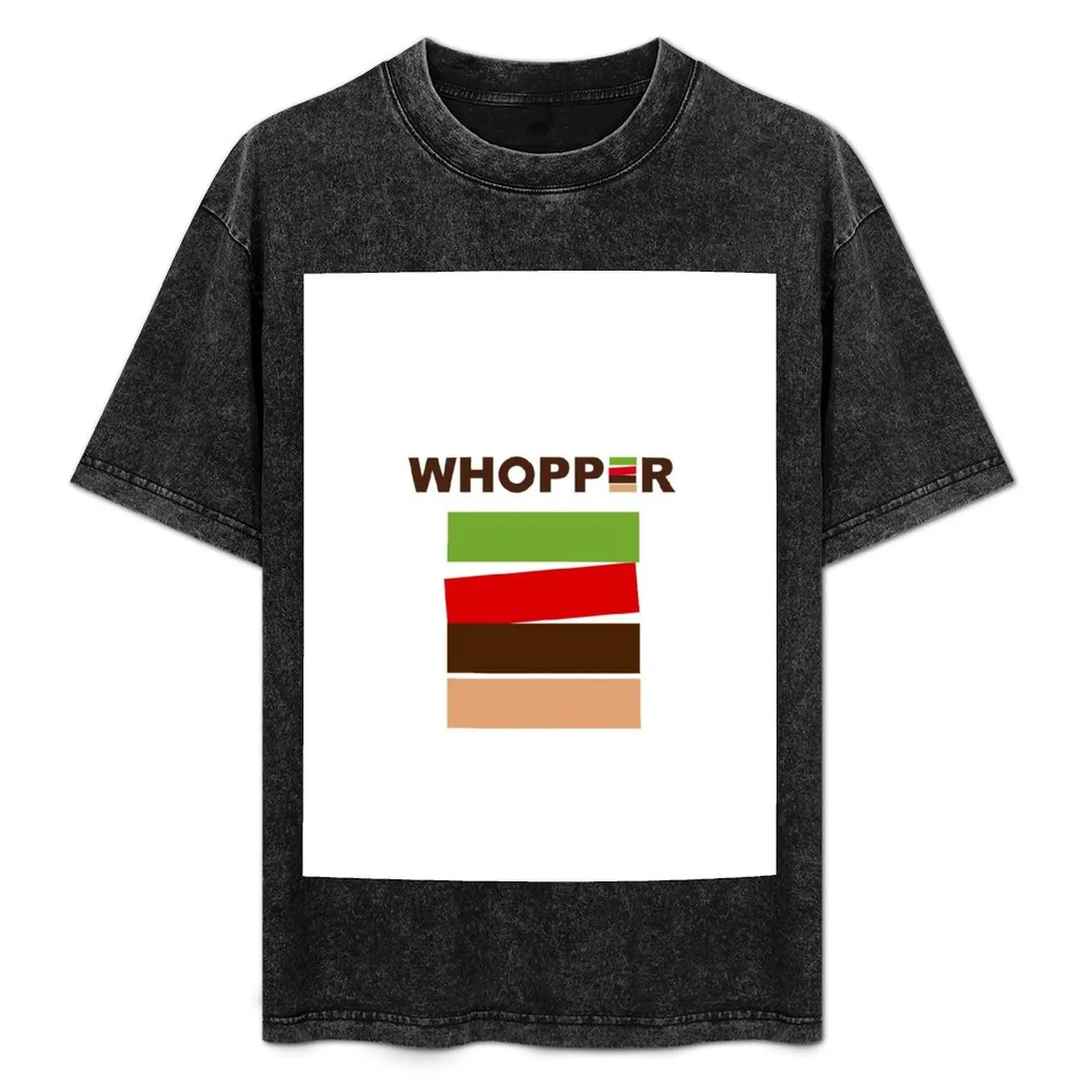 Burger King Whopper H T-Shirt affliction shirts oversized graphic tee t shirts for men graphic