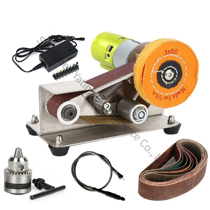 110V/220V Multifunctional Electric Mini Desktop Sanding Machine Polishing Machine Edge Grinding Machine Tool Set