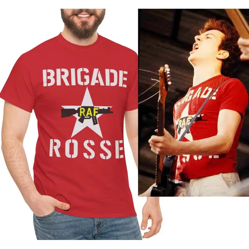 تي شيرت BRIGADE ROSSE كما يرتديه جو سترومر The Clash