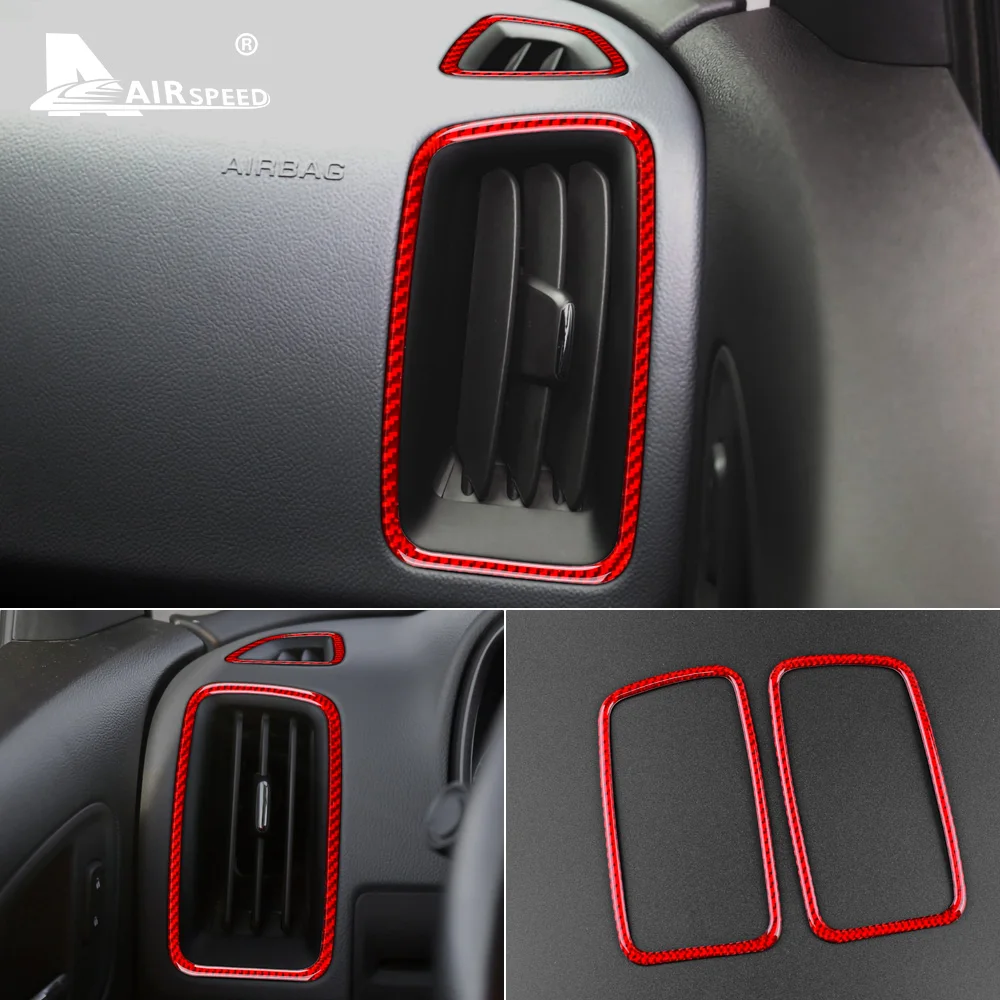 

Real Soft Carbon Fiber for Chevrolet Colorado GMC Canyon 2015 2016 2017 2018 2019 2020 2021 2022 Car Air Outlet Vent Sticker