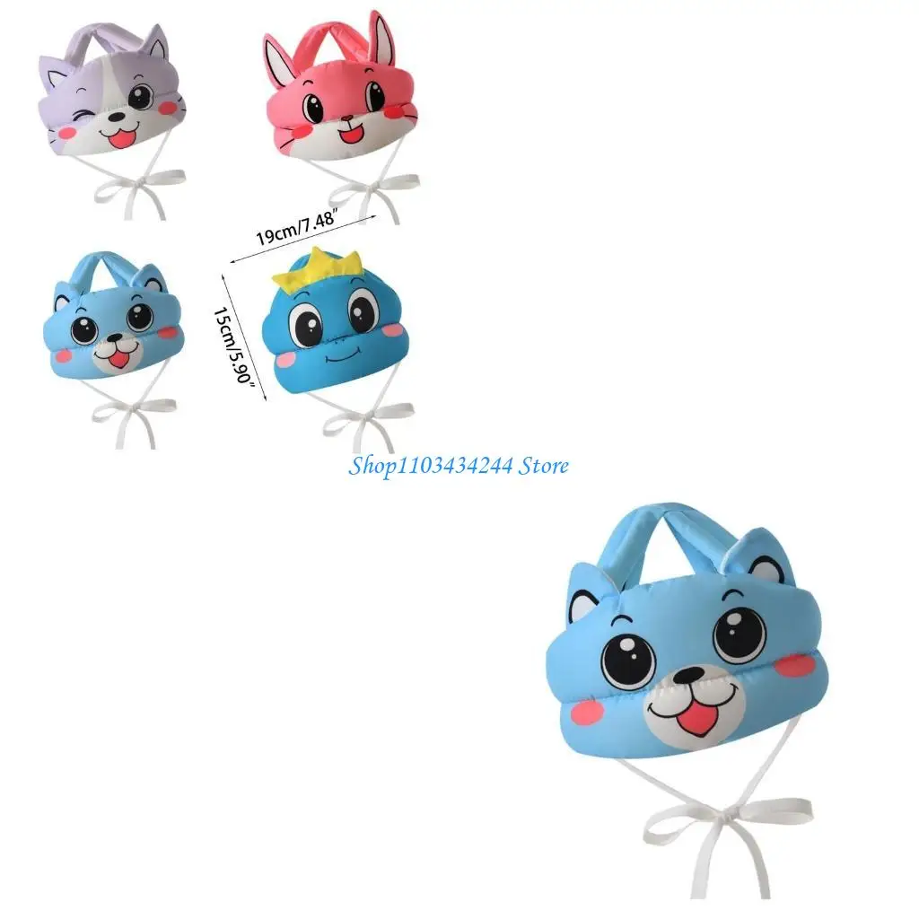 

Мультяшный детский защитный шлем, защита головы, шапка для малышей, противоскользящая подушка для обучения ходьбе, шапки, убор