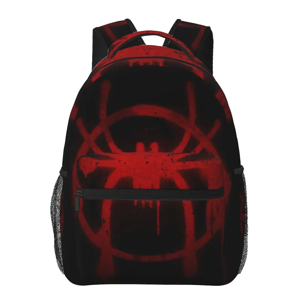 Miles Morales Spider Symbol Backpacks Boys Girls Bookbag Children School Bags Cartoon Travel Rucksack Shoulder Bag