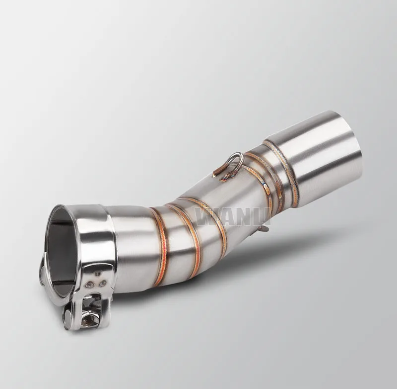 Motorcycle Exhaust System Escape Modified Muffler 51mm Middle Link Pipe Slip On For CFMOTO CLX-700 CLX700 Sport