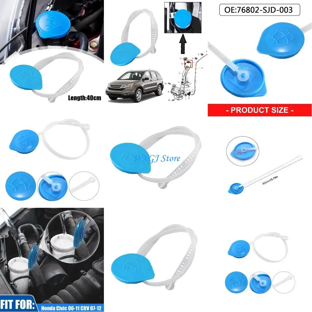 

37JE Strong Plastic Wiper Fluid Cap Featuring Tool Installation 76802--003 Car Spare Part for Automotives Use