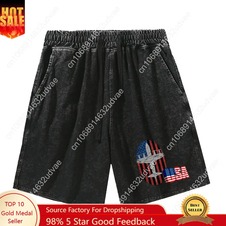 

P-3 Orion Vintage Flag Shorts Man Woman Teenager Retro Short Pants Vintage Cotton Elastic Soft Beach Shorts Logo Customized Pant