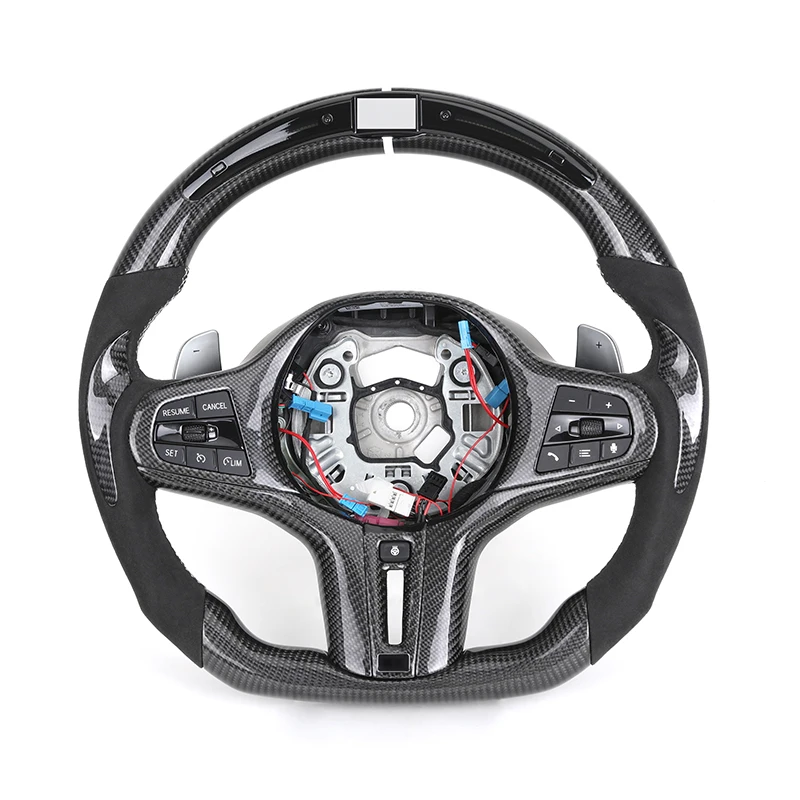 NEW Modified For Steering Wheel Cover Colored Led Lights Speed Display 1 2 3 4 5 6 7 For Series For X3 For X4 For X5 For X6