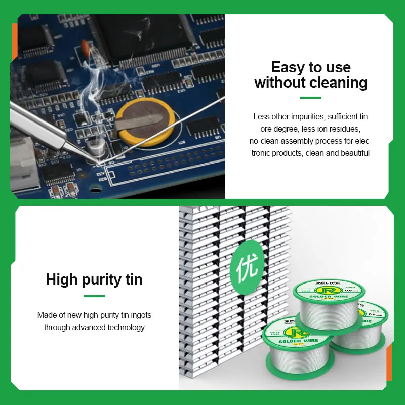 RELIFE RL-440 Desoldering Wire solder wire Welding Solder Remover Wire Lead Cord Flux BGA Repair Tools desoldering tools