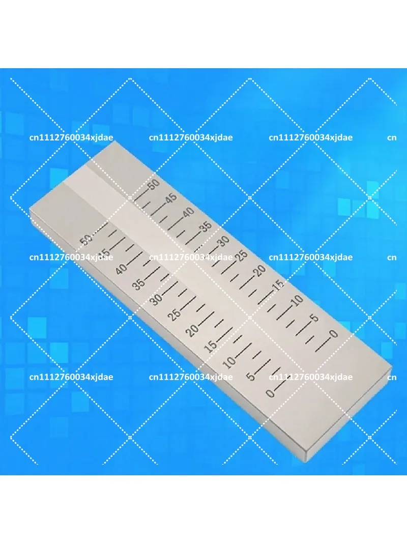 Stainless Steel Fineness of Grind Gauge 0-25/50/100/150µm Hegman Scraper for Paint, Ink & Coating Particle Size Analysis