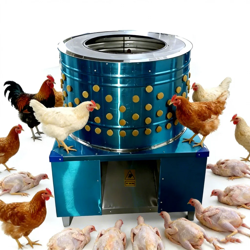 Capacity 7-8 chicken feather remover, poultry hair remover, industrial chicken hair remover HJ-80B