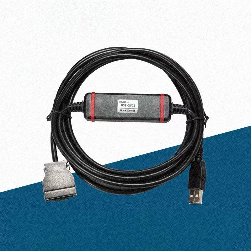 USB-CIF02 Gpld-plated Programming Cable Suitable for Omron PLC Communication CPM1 CPM1A/2A CQM1 C200HS C200HX/HG/HE Data
