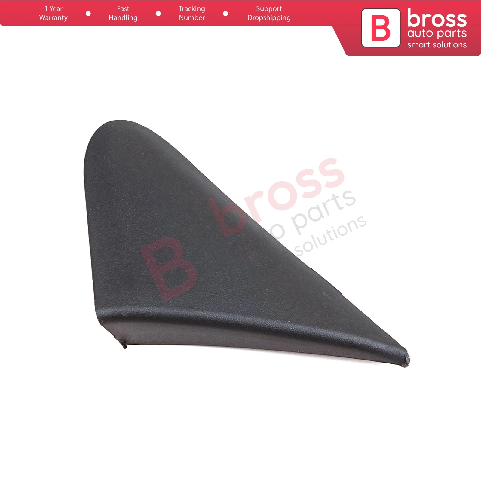 

BSP1134-1 LEFT Side Wing Exterior Mirror Triangle Fender Corner Trim Plastic Cover for Renault Dacia Dokker Lodgy 638756739R