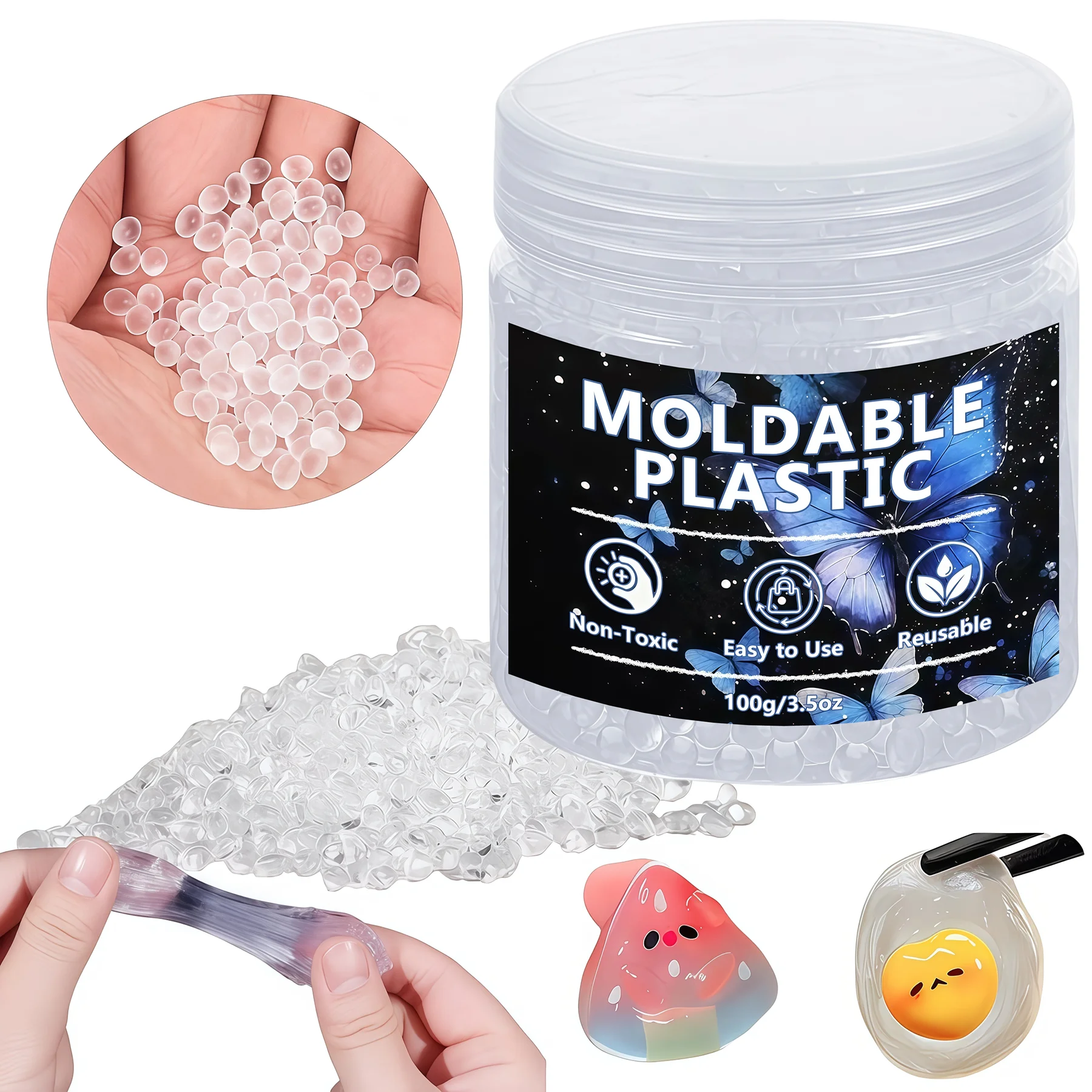 3.5Oz/7Oz Polymorph Peletler,  - Thermoplastic Pellet incelemesi ve fiyatı