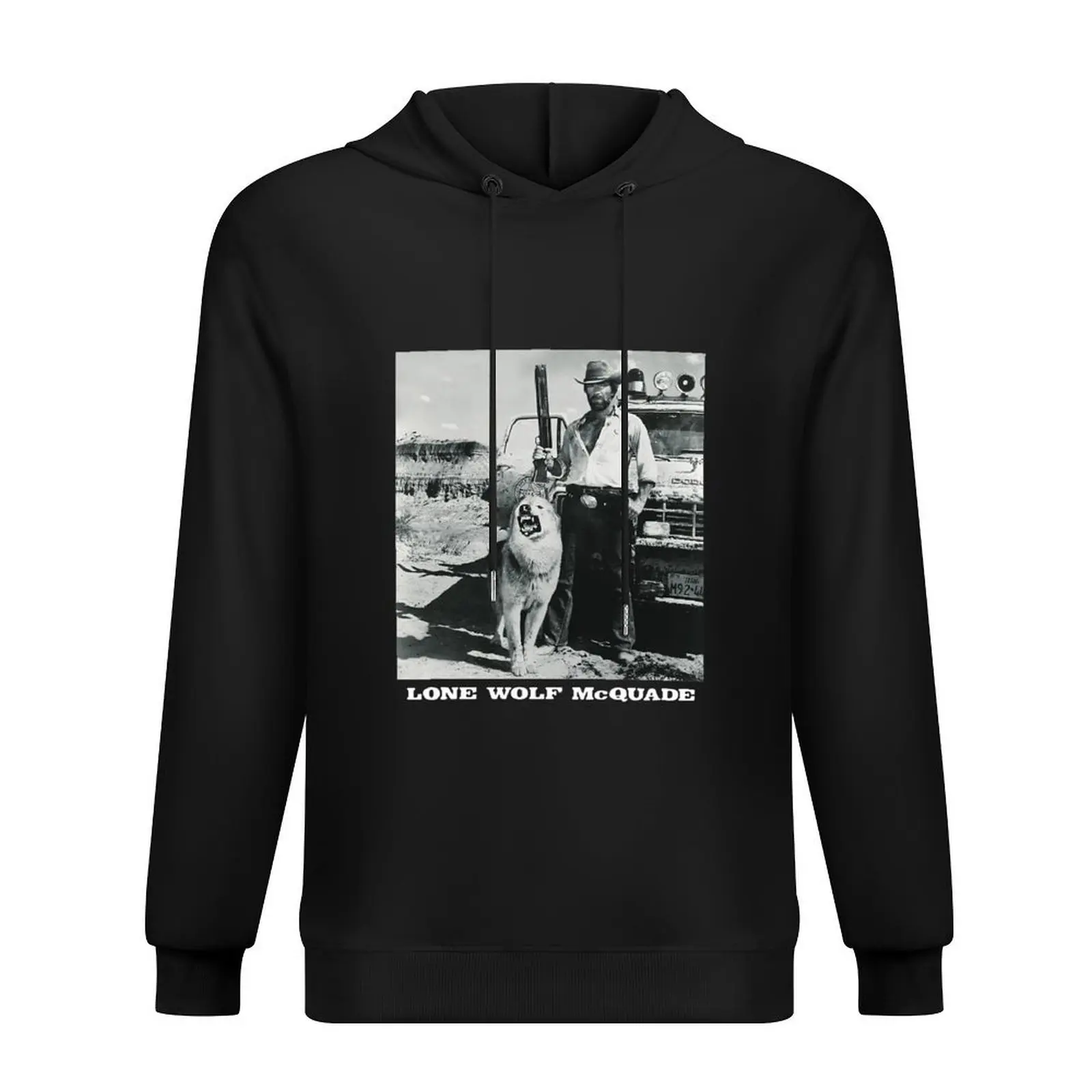 

Lone Wolf Chuck Norris Artist Film Missing in Action Lone Wolf Mcquade Code of Silence Hoodie mens clothes oversized hoodie