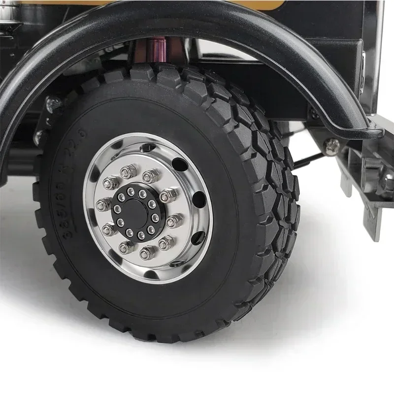 Tamiya Rubber Tyre Wheels Tires 84x30mm for 1/14th Wheel Rim Hubs RC Tractor Trailer Cargo Tow Drag Truck Parts