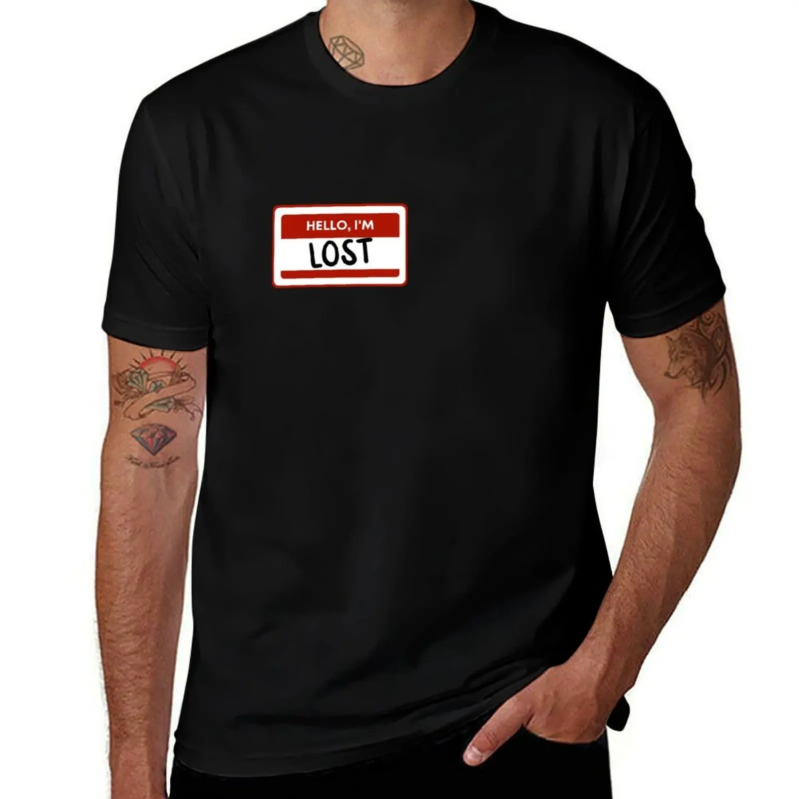 

Hello, I'm Lost T-Shirt anime shirt topping graphic t shirts fashion shirts funny t shirts men