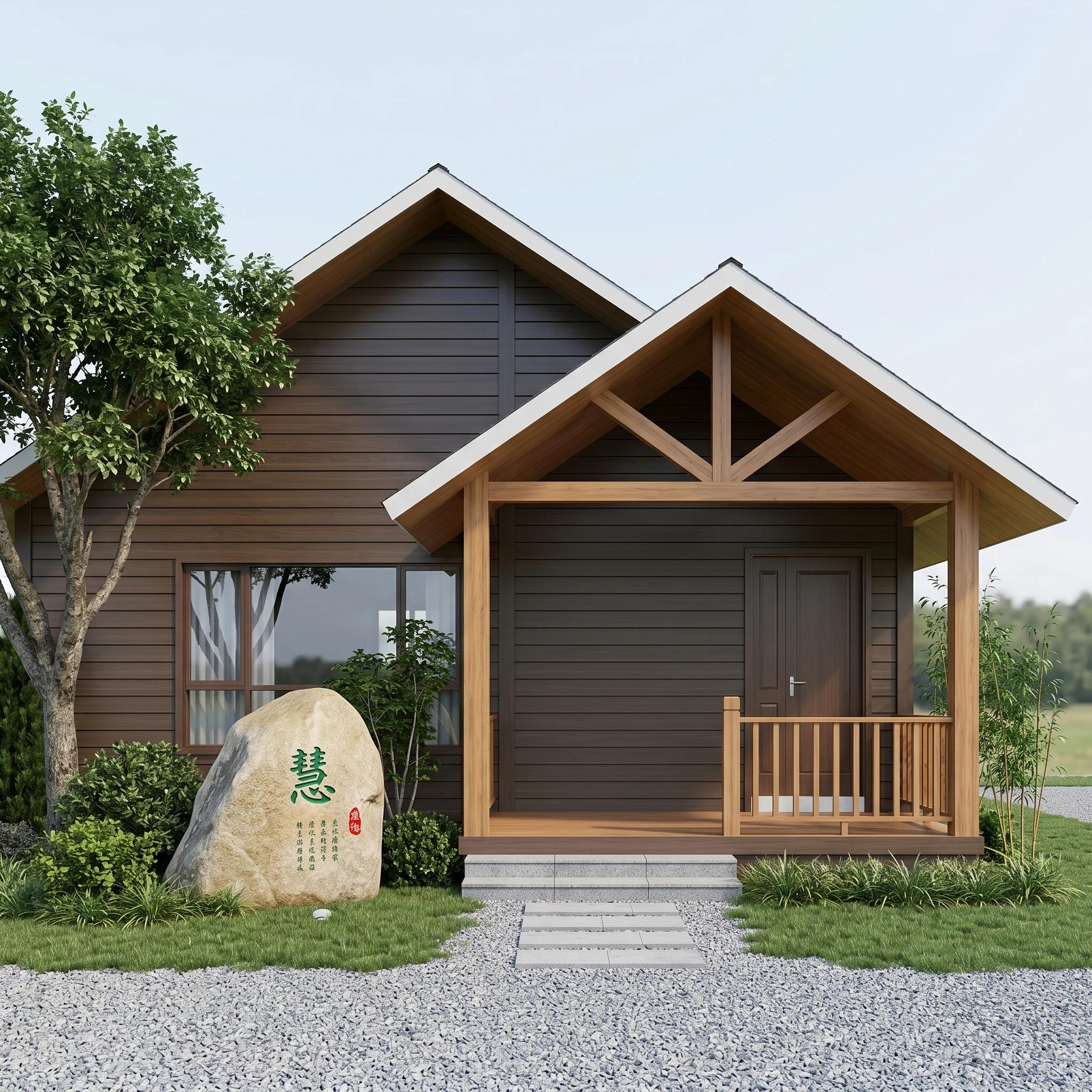 Story Prefab Modular Container House Glass Windows Balcony Luxury Steel Structure Mobile Home Portable Office Villa 40ft Model 1