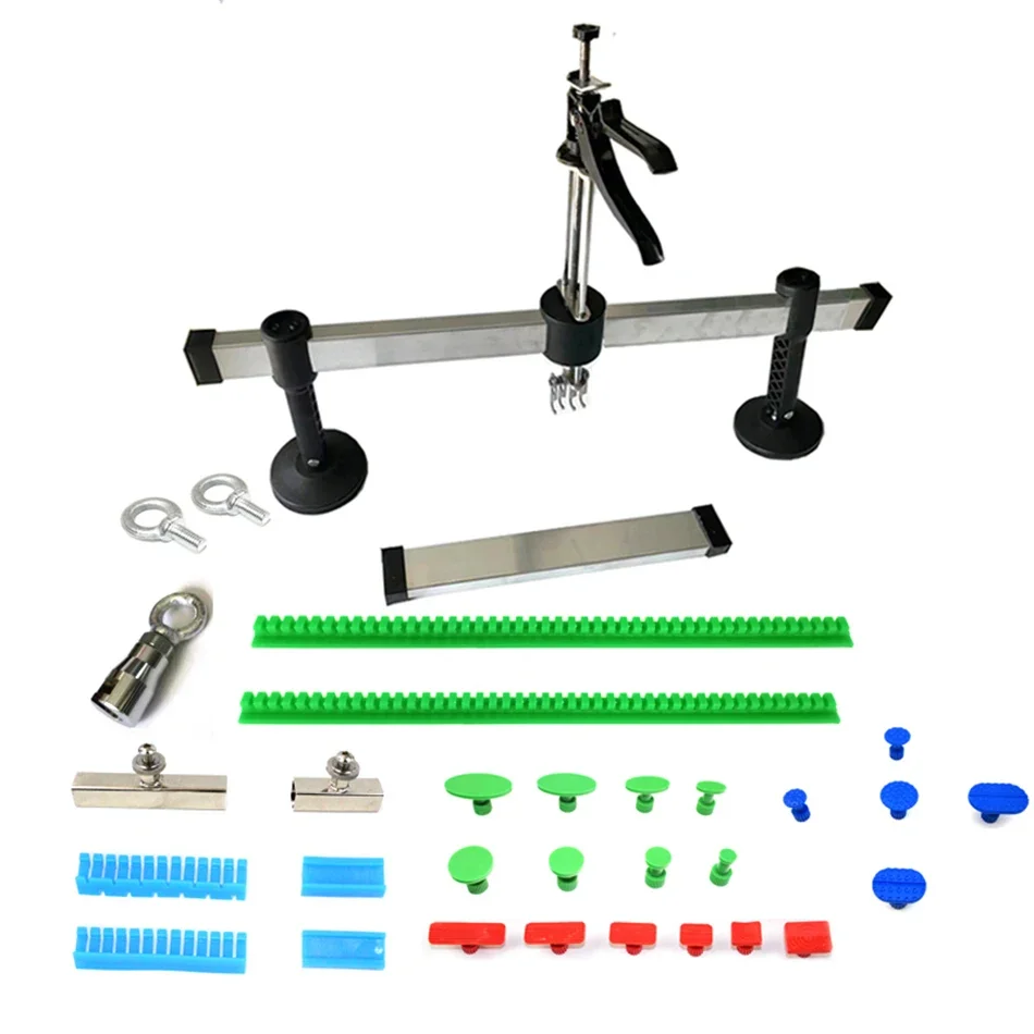 Автомобильные Инструменты для ремонта листового металла, набор для удаления вмятин с наконечниками молотка для скольжения, клейкие вкладки, без покраски, искусственная кожа