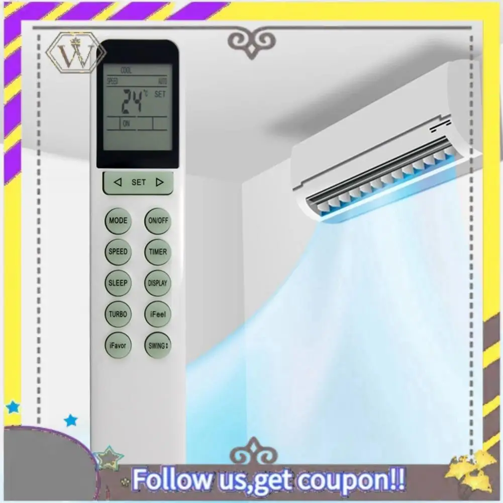 AU33-YKR-N/301E Replace Remote Control For AUX Kelvinator Fusion Airton Air Conditioner Remote Control