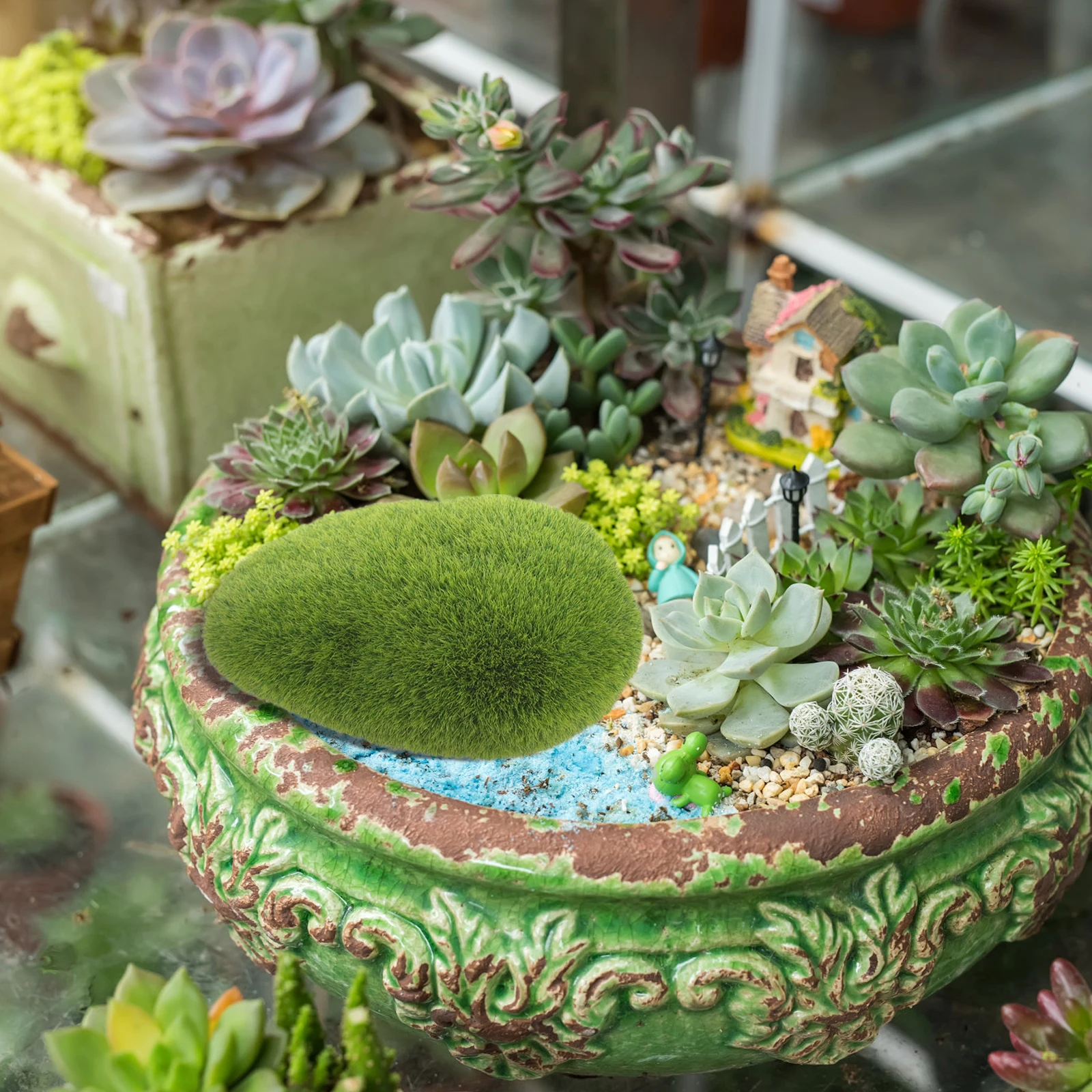 

Eco-Friendly Lifelike Moss Ornament for Fish Tank Decoration Simulation Aquarium Plants