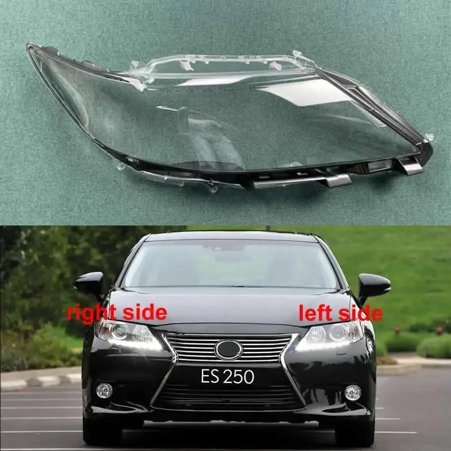 

Для Lexus ES250 ES300 ES350 2013 2014 2015: Прозрачная крышка фары, маска фары, рассеиватель, плафон, линза из плексигласа