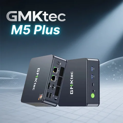 GMKtec M5 Plus Ryzen 7 5825U Mini PC DDR4 3200Mhz M.2 SSD Windows 11 Pro WIFI6 BT5.2 2.5G Lan Desktop Office Gaming Computer