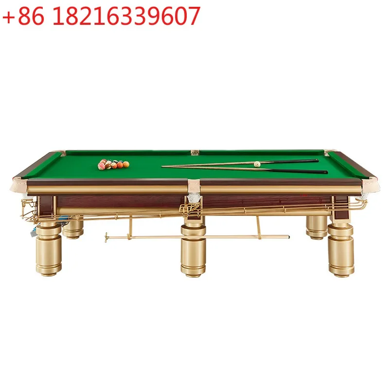 Billiard table Standard commercial Chinese black eight steel warehouse table Indoor and household billiard table