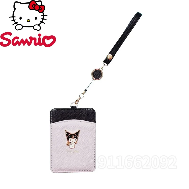  New Hanging Rope Card Holder Luxury Brand Fashion Trend Women's Cartoon Cute ID Card Holder High-quality ID Card Holder