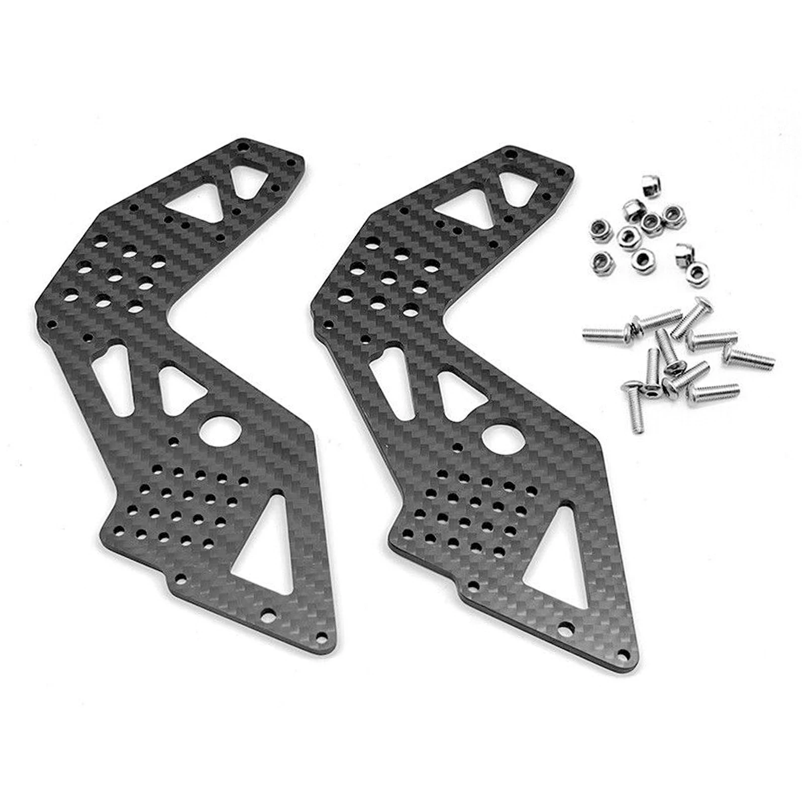 Carbon Fiber Chassis Side Panel Kit For LOSI 1/8 LMT SOLID AXLE 4WD Monster Truc