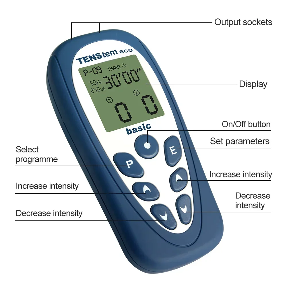 Muscle Stimulator 16 Massage Mode Machine Device Touchscreen Massager Intensity Deep Tissue Shoulder Pain