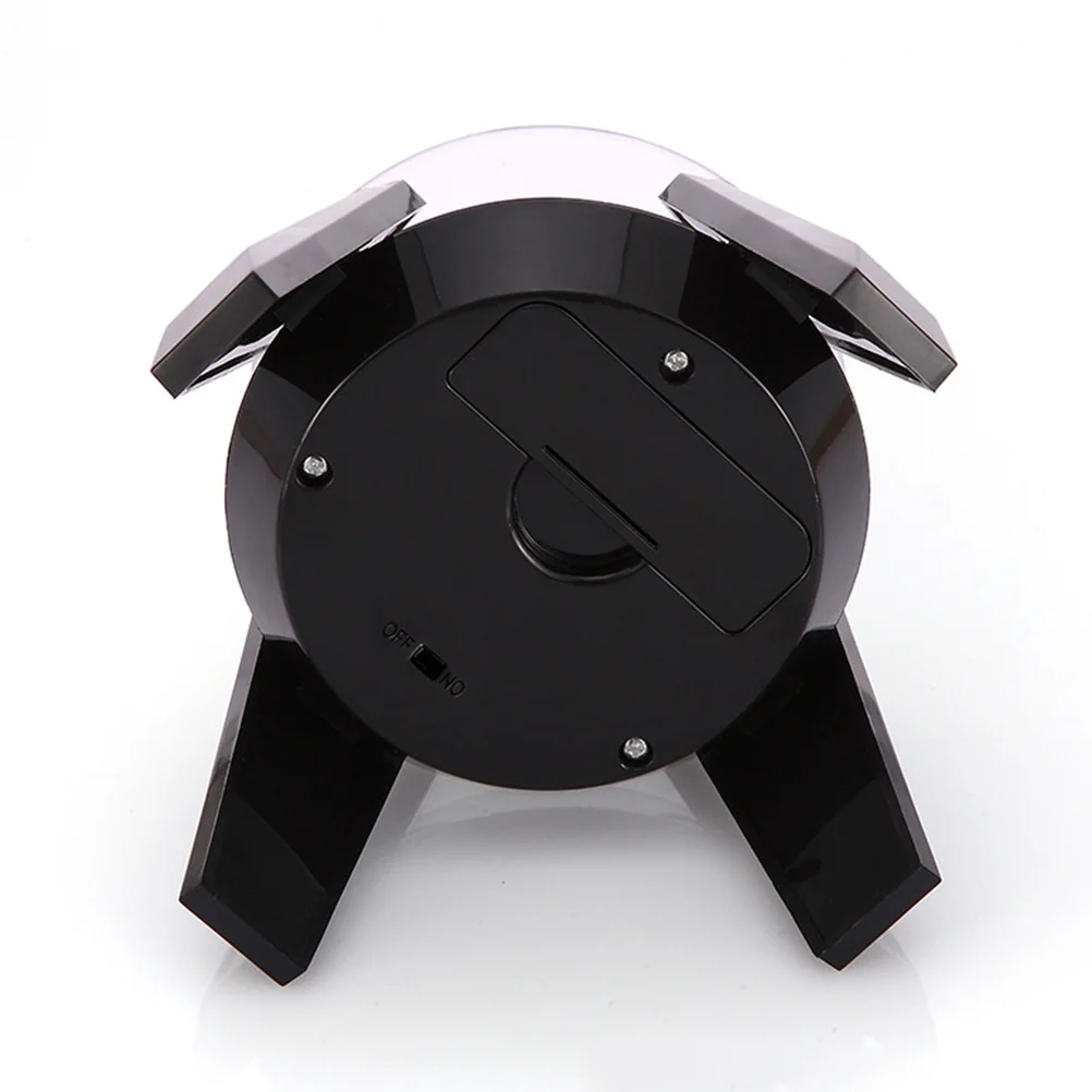 Solar Powered Display Stand 500G Capacity 500Lux Dual Power Rotating Turntable For Jewelry Watch Camera Display Abs Stand