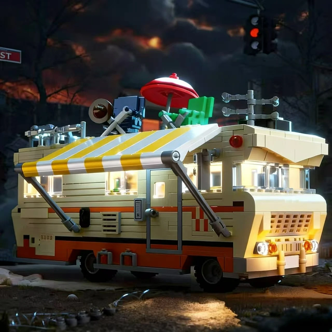 

MOC Apocalypse RV Model Building Bricks Toys Set Motor Home Vehicle Education Home Ornaments Festival Puzzle Toys Children Gifts