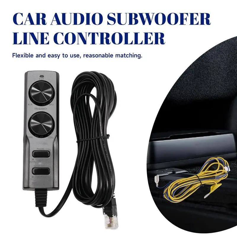 [NEW!A25P】 Car Stereo Subwoofer Speaker Control Cable For Pioneer TS-WX130DA Wire Control Improved Sound Quality
