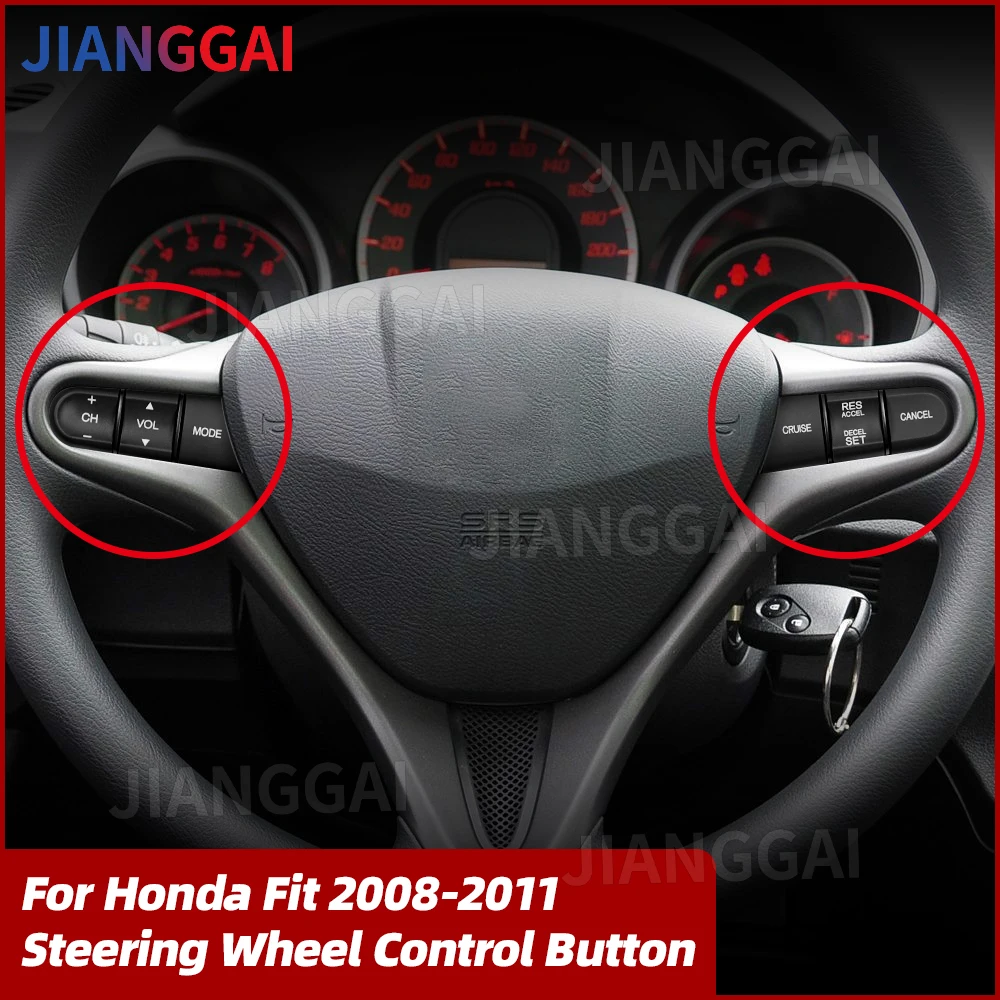 

Кнопка-переключатель на руле 36770-SNA-A12 для Honda Jazz/Fit Civic 2006-2011, аксессуары для интерьера автомобиля