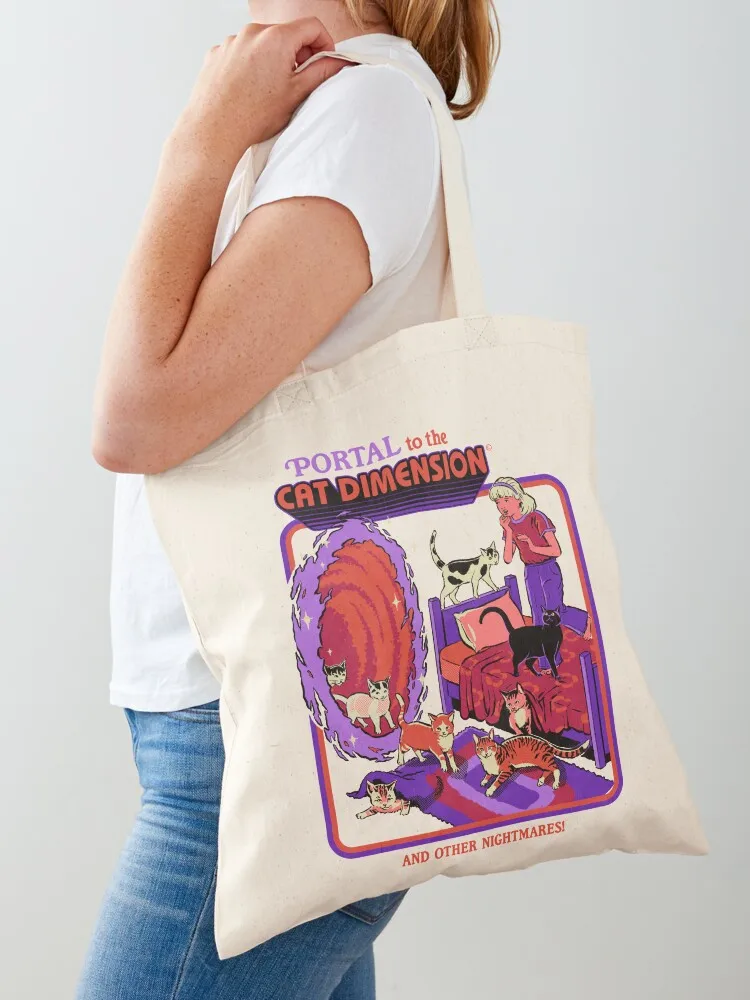 

The Cat Dimension Tote Bag canvas tote bags eco pack tote bags aesthetic Shopper bag