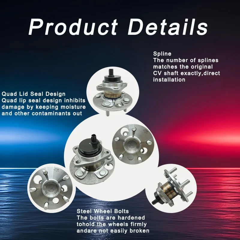 

DI-SOLIK Auto Car Parts Rear Wheel Hub Bearing Assembly HAEV-3104200 HAVE-3104200 for BYD Qin Electric/E5