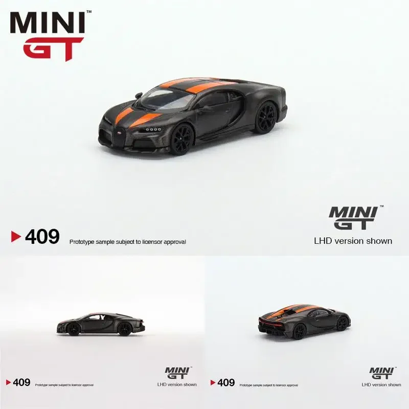 MINIGT#409  1:64  Bugatti Chiron Super Sport #409 Diecast Model Race Car Kids Toys Gift
