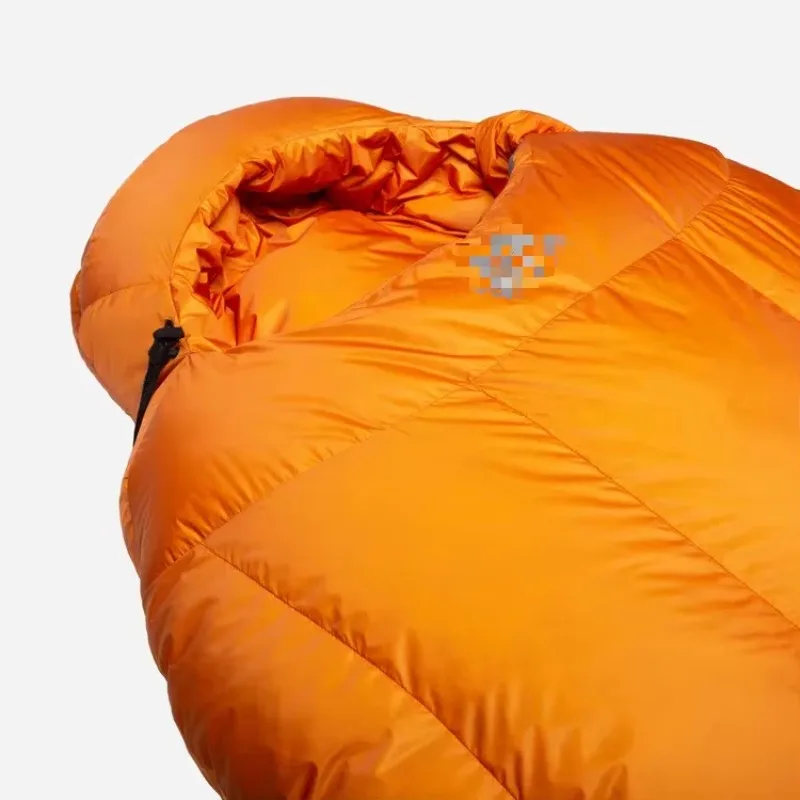 Antarctic Expedition -45°C Waterproof Outdoor Camping Adult Sleeping Bag Warm Mummy Portable Nylon Duck Down for Winter